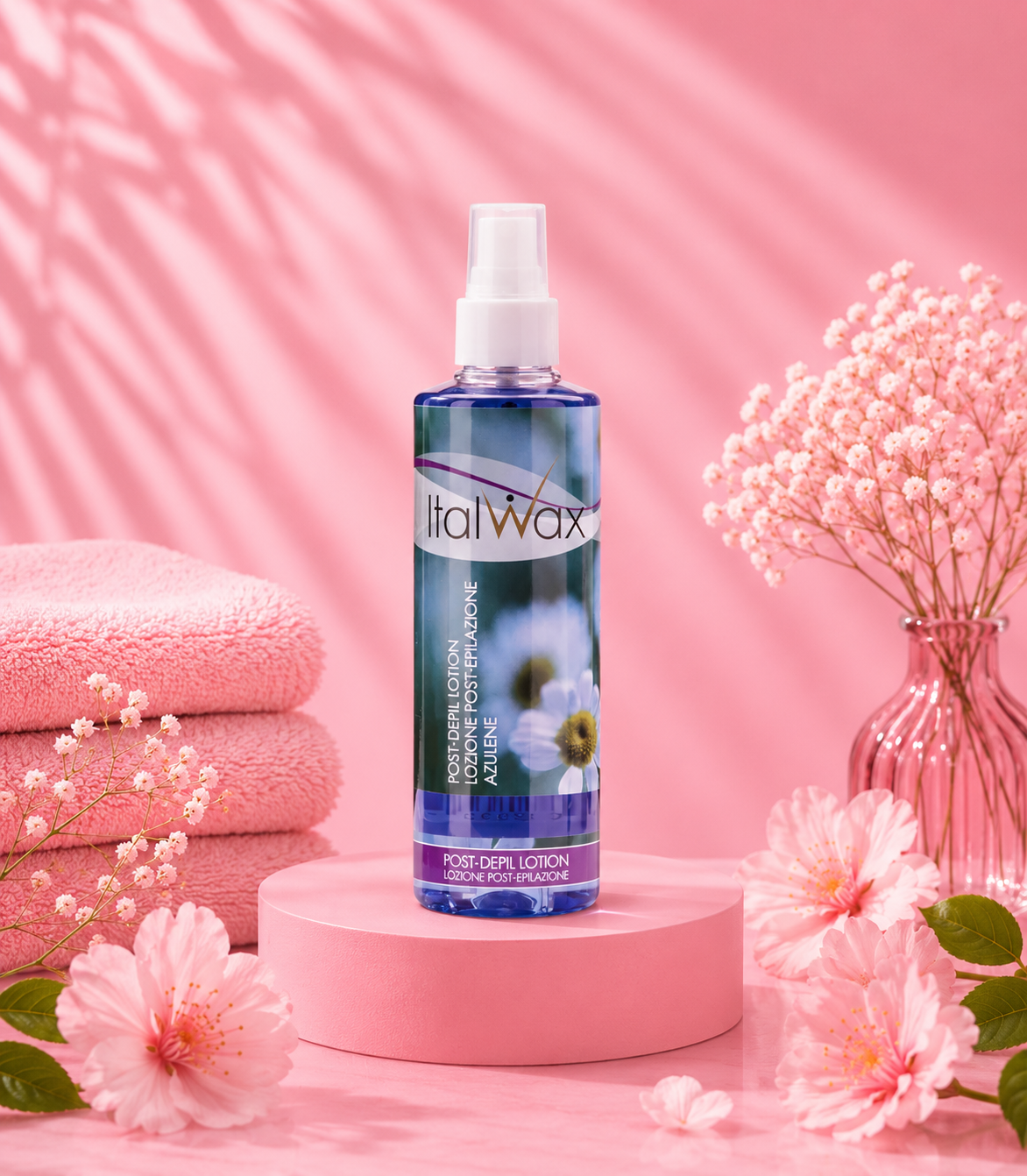 Italwax Afterwax Azulene Lotion 8.45 FL. OZ