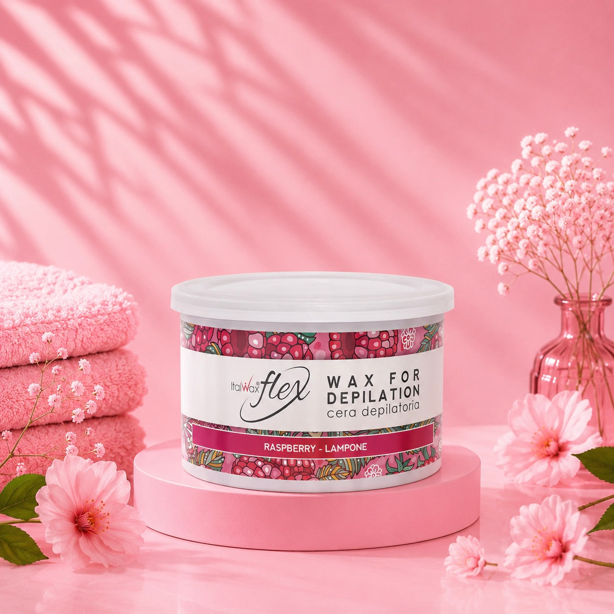 Italwax Raspberry Soft Flex 14oz